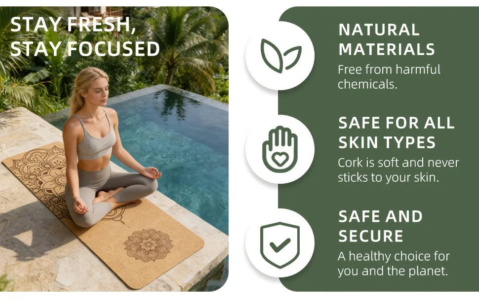Mandala TPE Yoga Mat with Carrying Bag – 5mm Non-Slip, 183x61cm