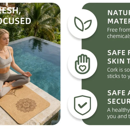 Mandala TPE Yoga Mat with Carrying Bag – 5mm Non-Slip, 183x61cm