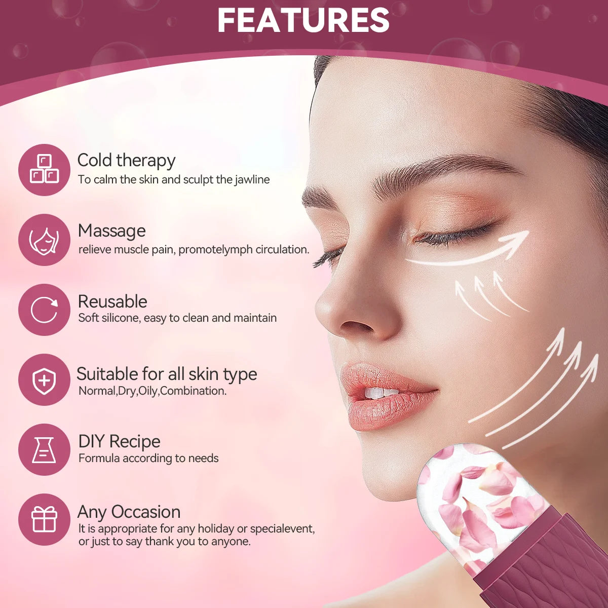Ice Roller for Face – Soothe & Tighten Pores