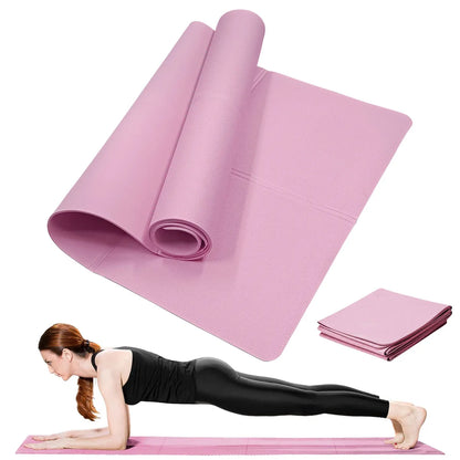EVA Yoga Mat 4mm – Non-Slip Lightweight Exercise Mat for Yoga, Pilates & Gym Workouts, 173×61cm