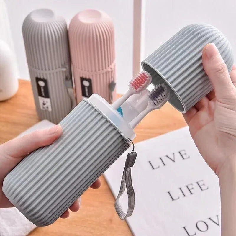 Portable Toothbrush & Toothpaste Travel Case