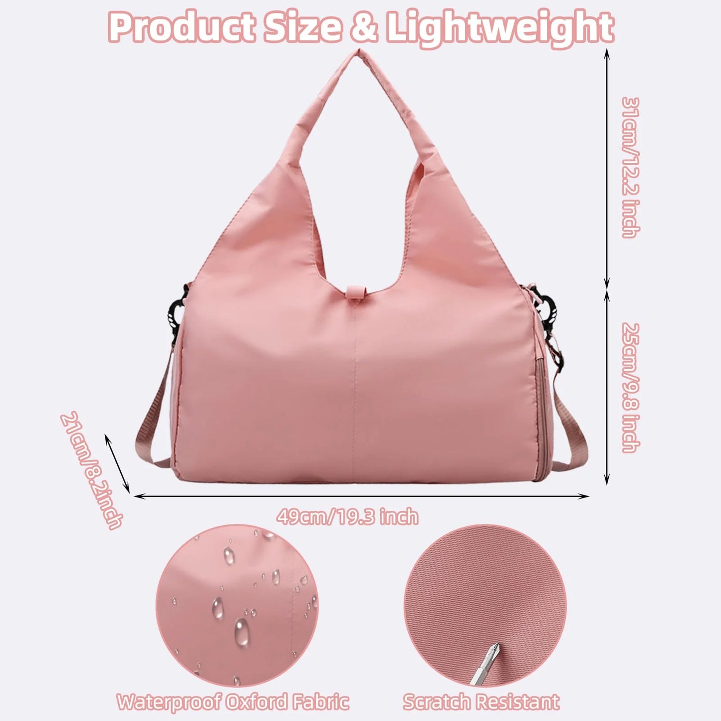 Yoga & Gym Bag with Shoe Compartment