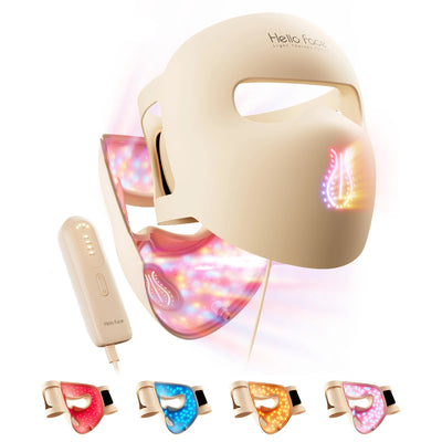 LED Light Therapy Face Mask – 311 LEDs, 4 Modes