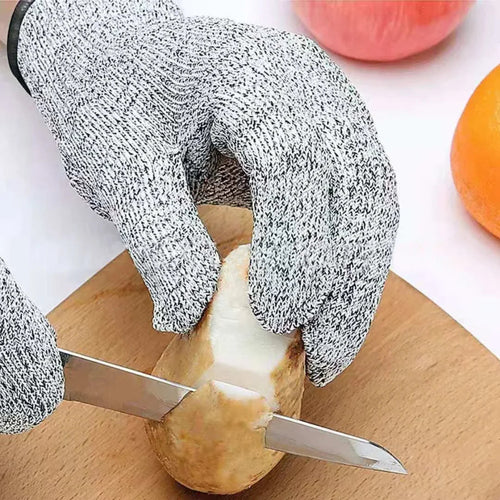Level 5 HPPE Cut-Resistant Gloves | Kitchen, Garden & Work Safety Gloves S/M/L