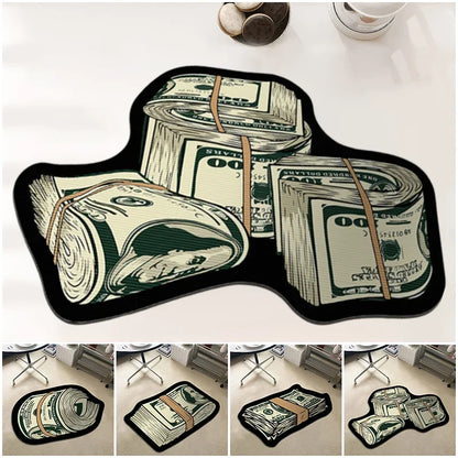 Money Stack Rug – Cash Bundle Floor Mat