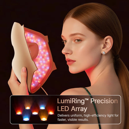 LED Light Therapy Face Mask – 311 LEDs, 4 Modes