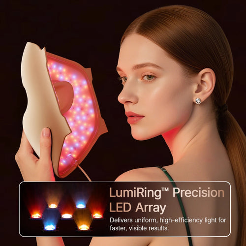LED Light Therapy Face Mask – 311 LEDs, 4 Modes