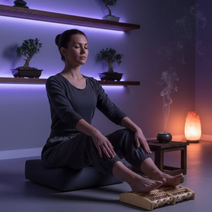 Wooden Foot Massage Roller