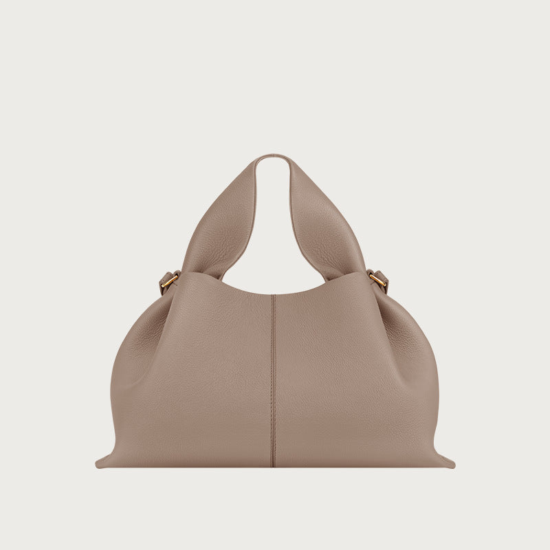 Dumpling Shoulder Bag - Genuine Leather