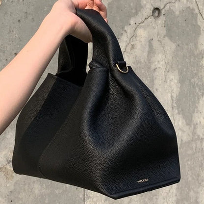 Dumpling Shoulder Bag - Genuine Leather