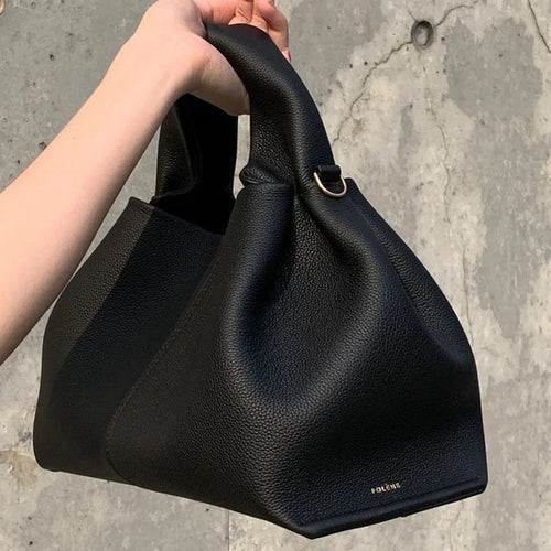 Dumpling Shoulder Bag - Genuine Leather