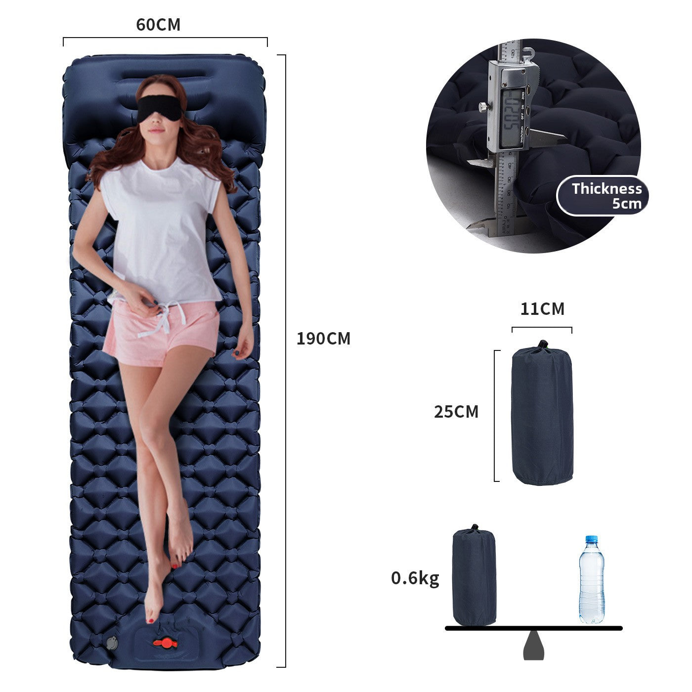Portable Inflatable Sleeping Pad