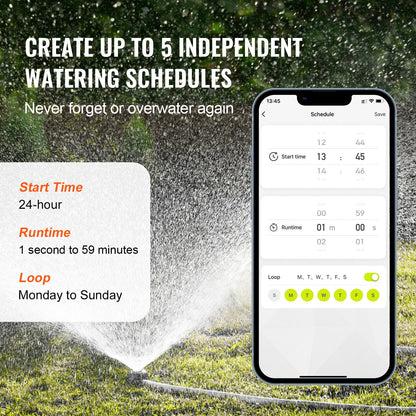 Garden Hose Timer -  APP Control - WiFi/Bluetooth