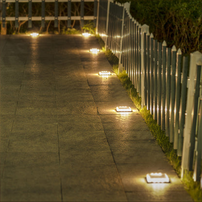 Solar Powered Floor Tile Lamp
