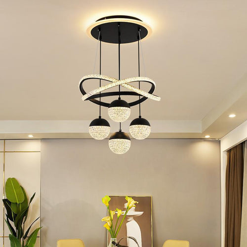 Modern LED Chandelier – Multi-Head Pendant Light