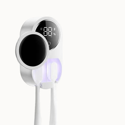 UV Toothbrush Sterilizer & Holder – Wall Mount, Touch Control, USB Charging