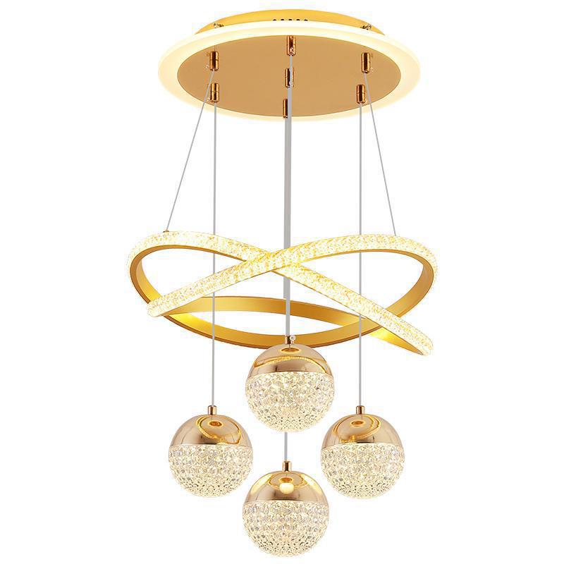 Modern LED Chandelier – Multi-Head Pendant Light