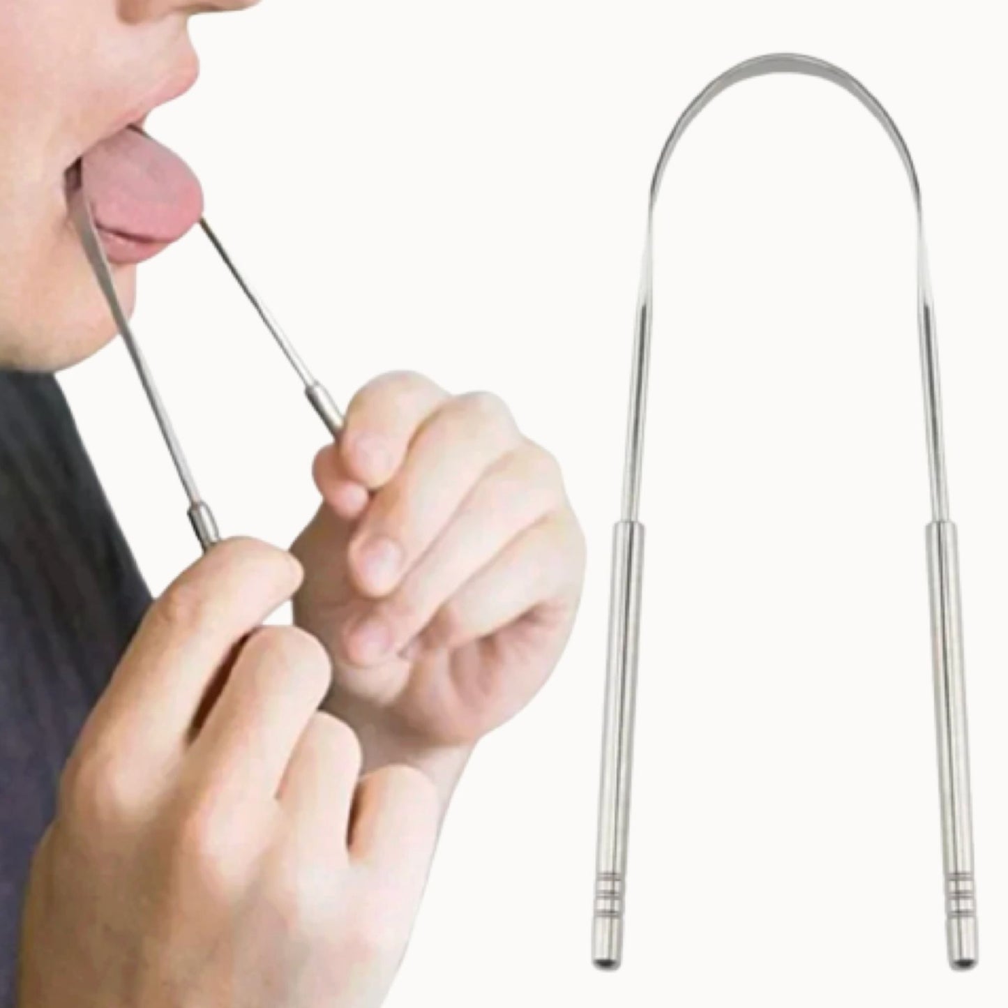 Stainless Steel Tongue Scraper