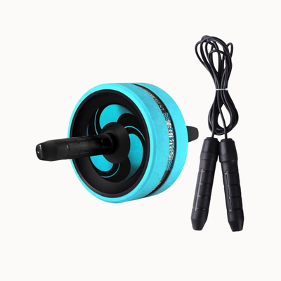 Ab Roller and Jump Rope Set